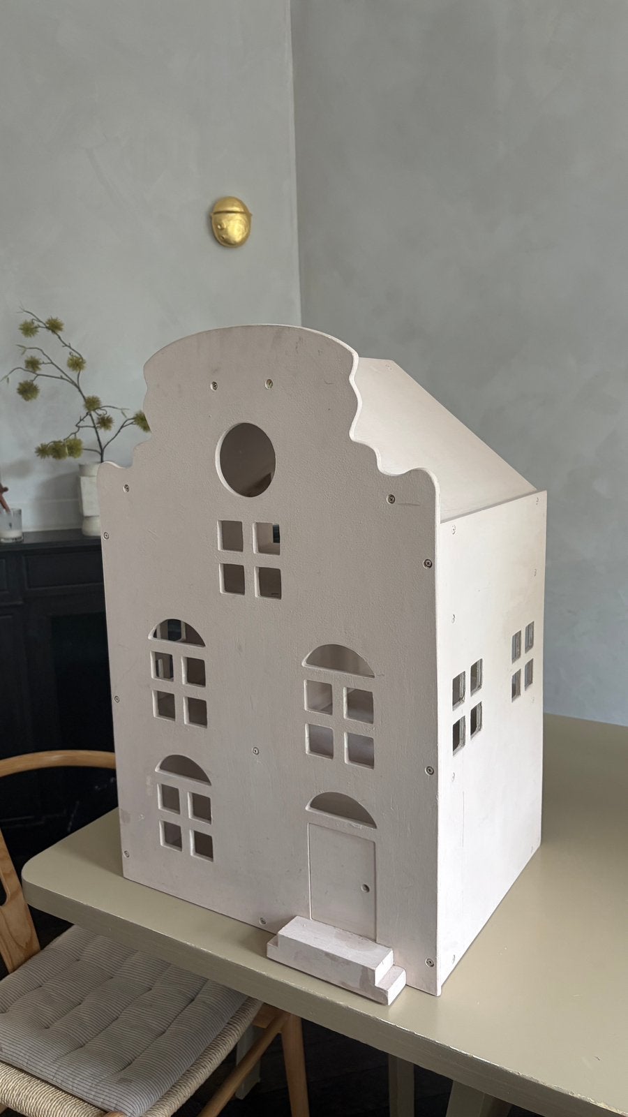 Houten poppenhuis, Ophalen, Gebruikt