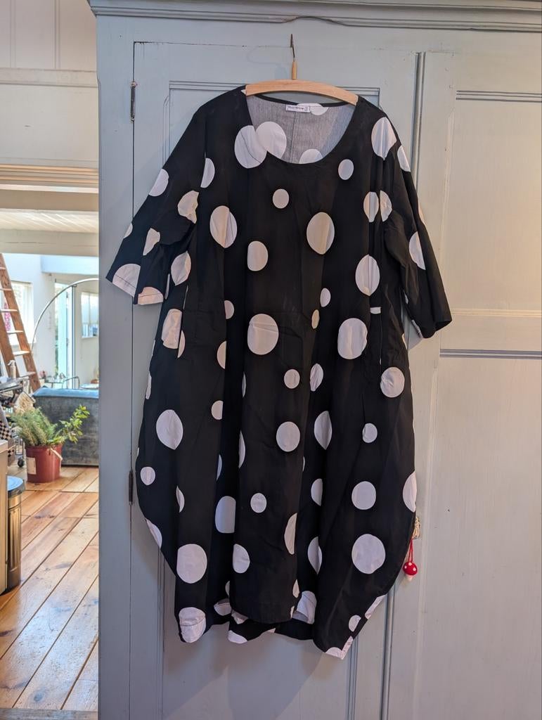 Moonshine set ballonjurk met ballonbroek polkadot maat 2, Kleding | Dames, Grote Maten, Verzenden, Zo goed als nieuw, Moonshine