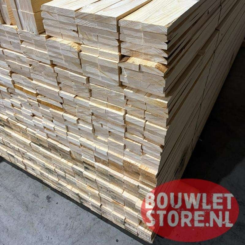 Vuren latten | panlat plafondlat | geegaliseerd | 22x75mm, Doe-het-zelf en Verbouw, Minder dan 25 mm, Overige typen, Nieuw, Ophalen of Verzenden
