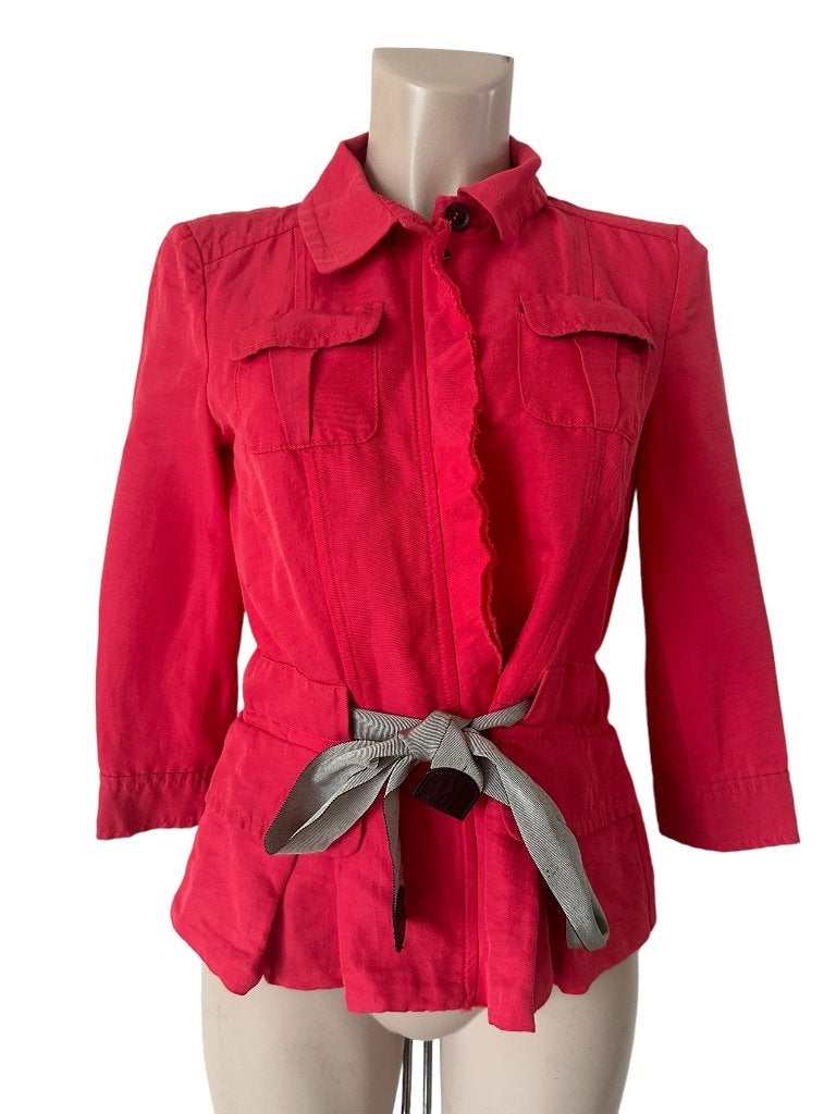 Marc Cain vest M, Kleding | Dames, Truien en Vesten, Zo goed als nieuw, Maat 38/40 (M), Rood, Ophalen of Verzenden