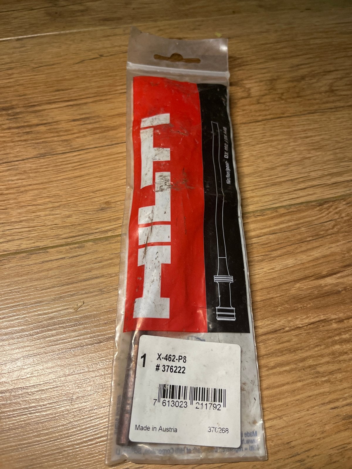 Hilti Plunjer X-462-P8 #376222 voor DX 462 Kruitschiet, Doe-het-zelf en Verbouw, Ophalen of Verzenden, Nieuw, Overige typen, Hilti