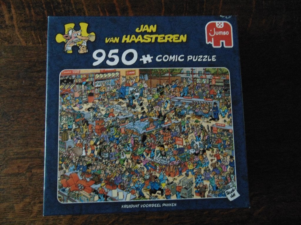 Jan van Haasteren Puzzel 930 stukjes Kruidvat, Ophalen of Verzenden, 500 t/m 1500 stukjes, Zo goed als nieuw, Legpuzzel