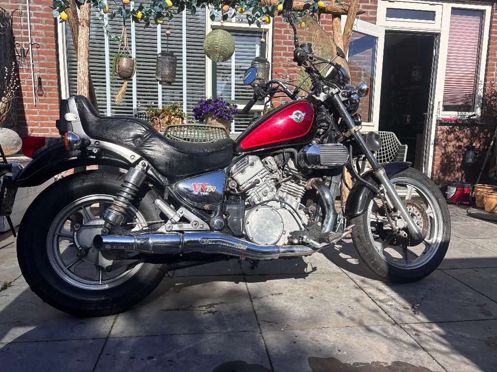 Kawasaki chopper, Motoren, Motoren | Kawasaki, 750 cc, 2 cilinders, Chopper, Particulier