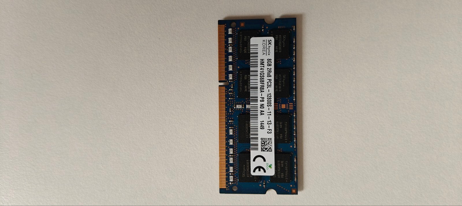 SK Hynix 8GB DDR3 RAM Geheugen voor Laptop, Computers en Software, 12800S, 8 GB, DDR3, Ophalen of Verzenden