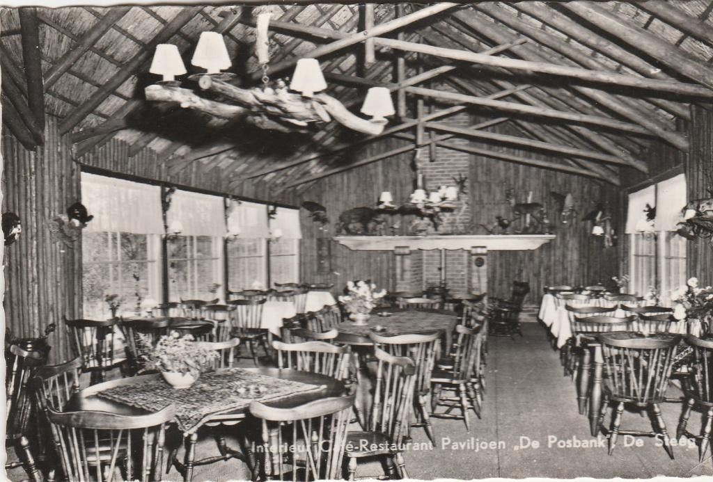 de steeg- interieur paviljoen posbank, Ophalen of Verzenden, 1940 tot 1960, Gelderland