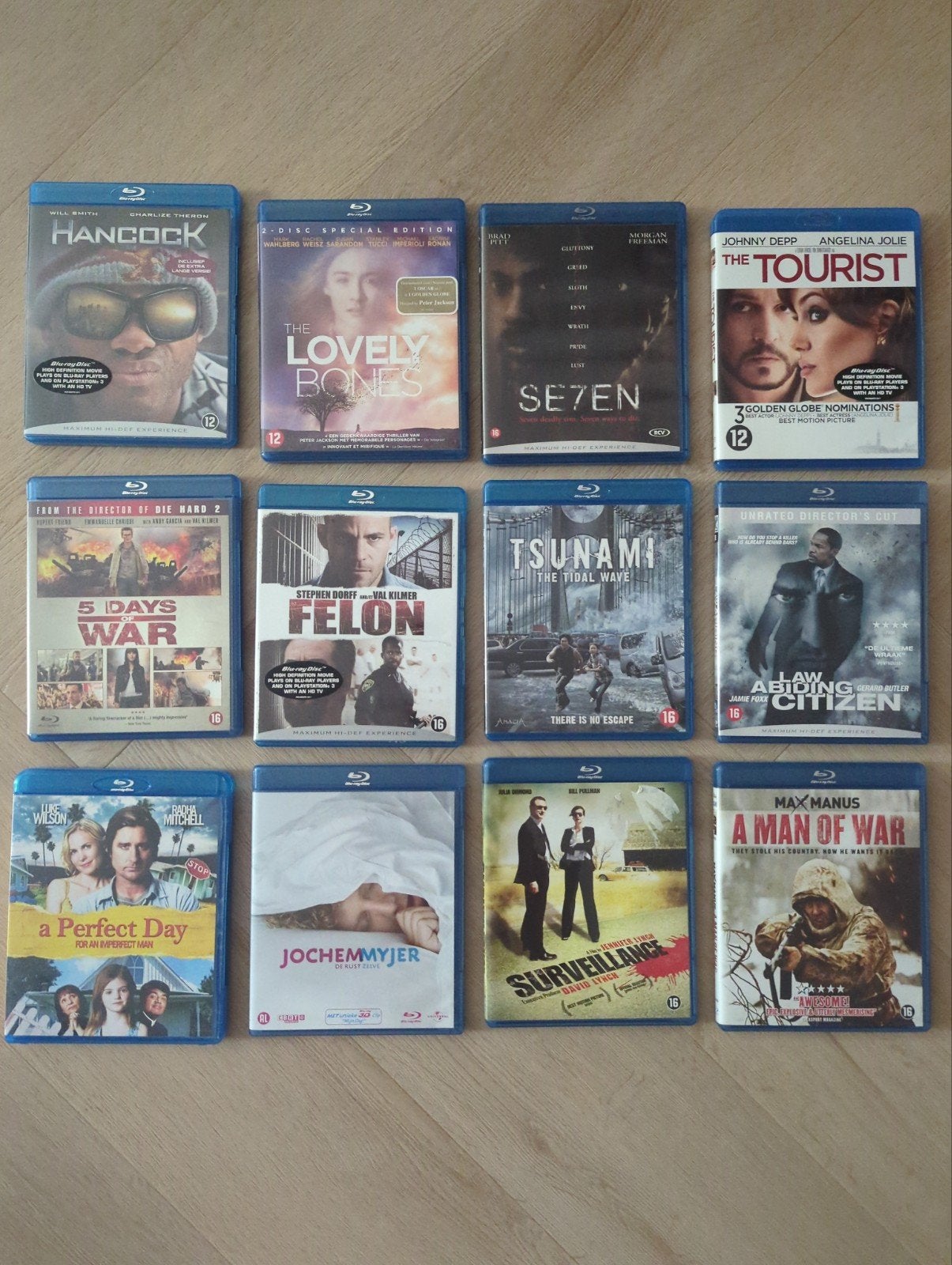 12x blue ray, Ophalen of Verzenden, Zo goed als nieuw