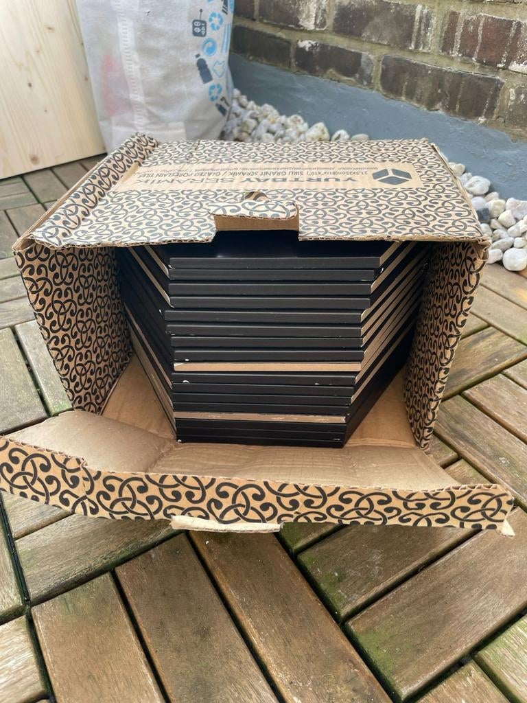 Hexagon wandtegels, Ophalen, Hout