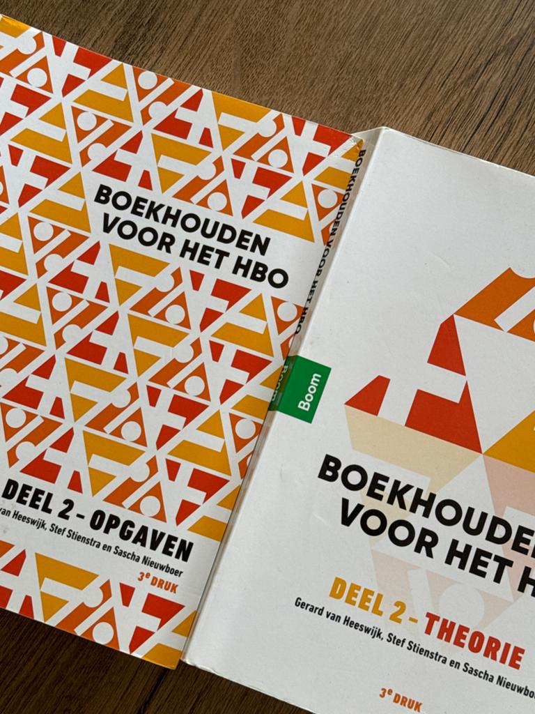 Boekhouden voor het hbo 3e druk opgaven en theorie deel 2, Ophalen, Gamma, Zo goed als nieuw, HBO