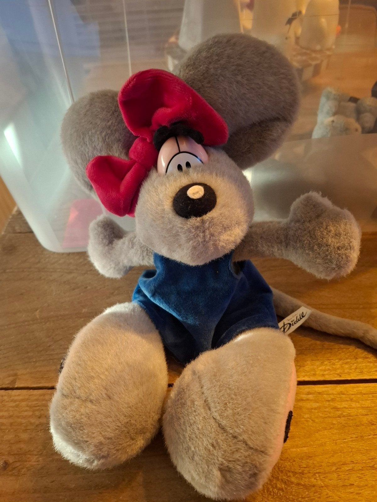 Vintage Diddl knuffel, Verzamelen, Ophalen of Verzenden, Diddl, Gebruikt, Knuffel