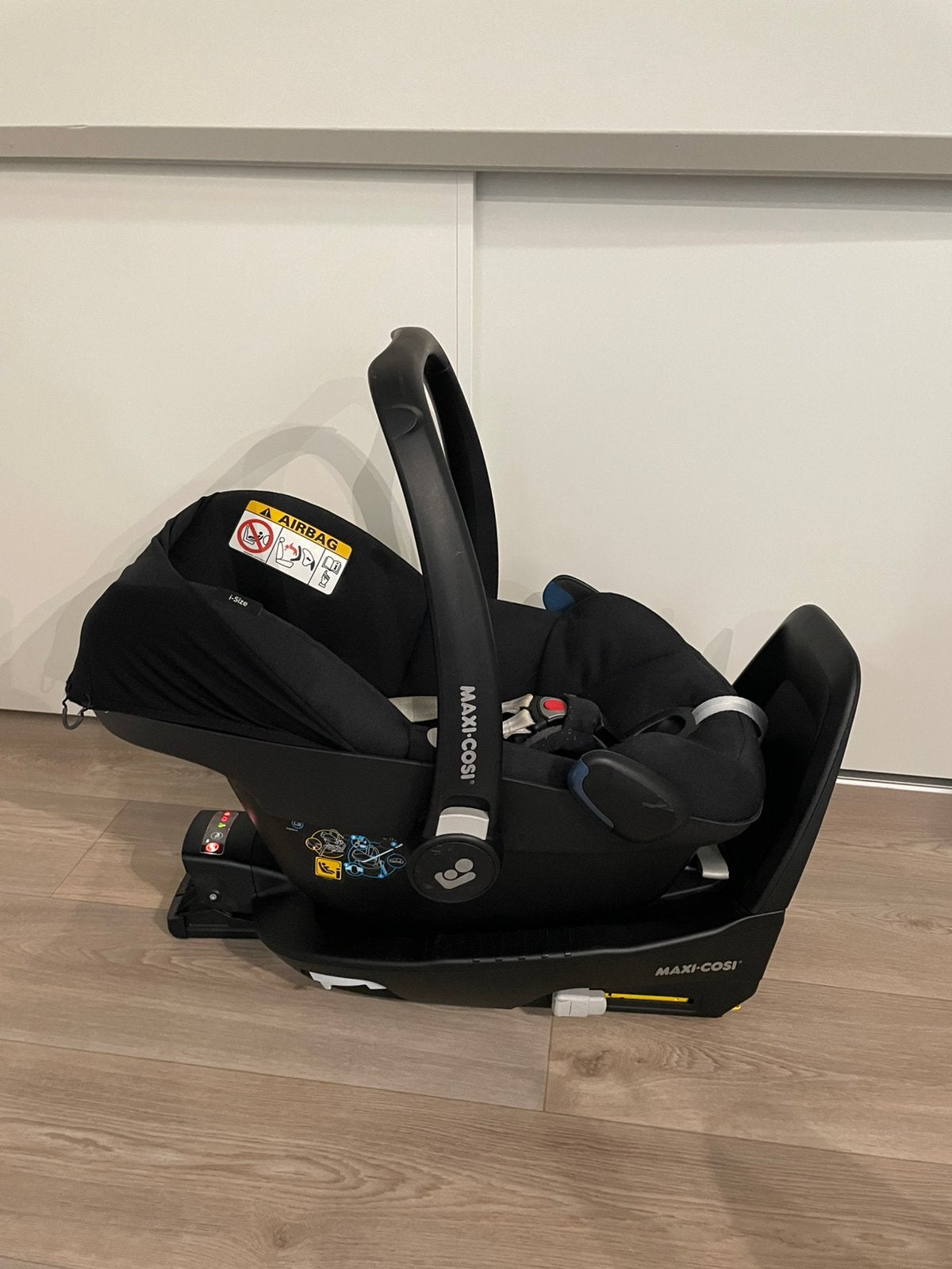 Maxi-cosi pabble i-Size autostoel + ISOFIX-base, Ophalen, Zo goed als nieuw, Isofix, 0 t/m 13 kg