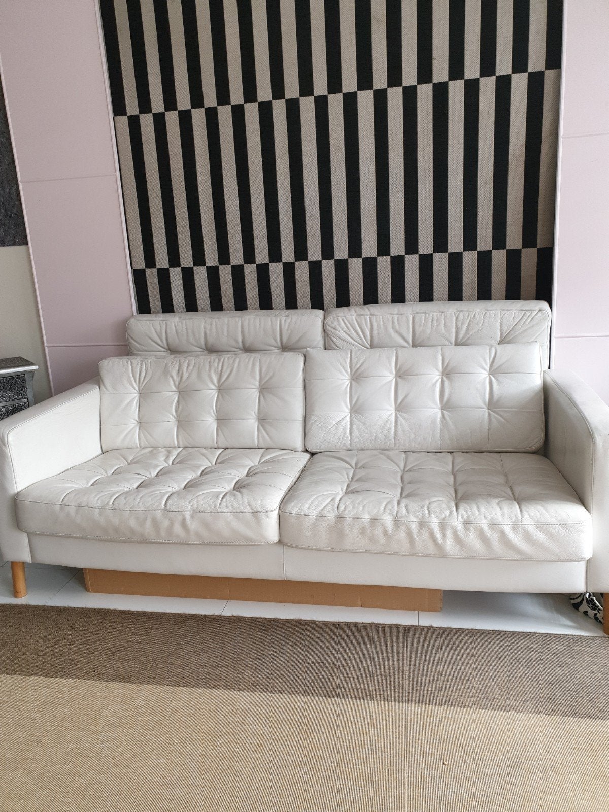 Leer Bank 3zits, Ophalen, Leer