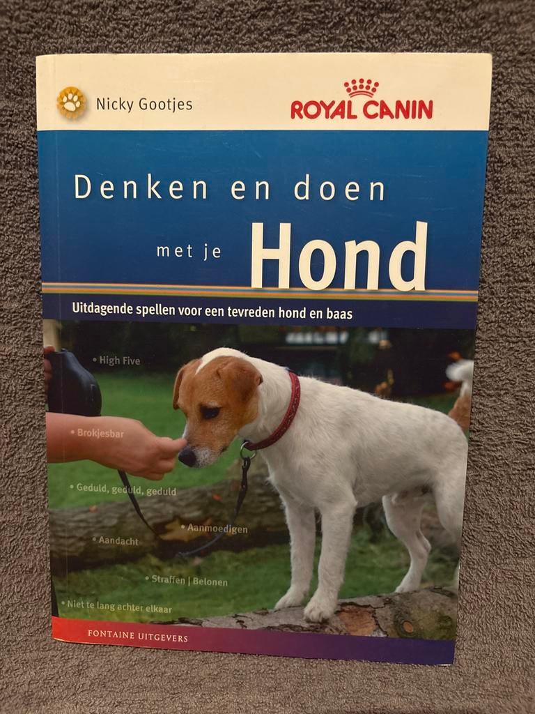 Denken en doen met je hond - Nicky Gootjes, Ophalen of Verzenden, Zo goed als nieuw, Honden