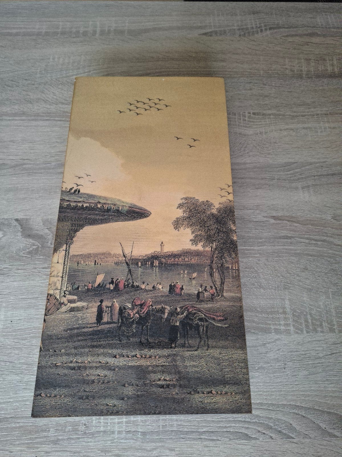 Backgammon spel uit Istanboel, Een of twee spelers, Ophalen of Verzenden, Zo goed als nieuw