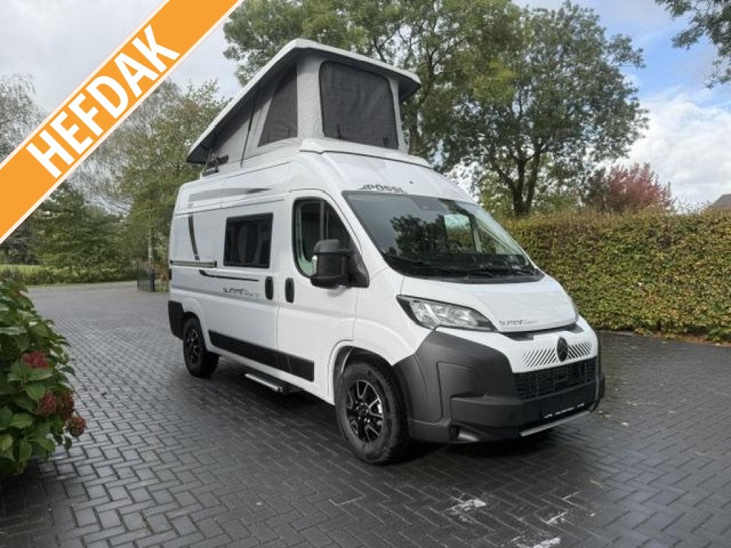 Pössl Summit Shine 540, MET HEFDAK, 4-pers. NIEUW -, Caravans en Kamperen, Buscamper of Camperbus, Ringverwarming, Tot en met 2