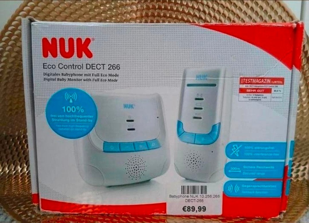 Nuk Eco Control Dect 266 Babyfoon - Nieuw in doos, Ophalen of Verzenden, Nieuw, 250 meter of meer, Terugspreekfunctie