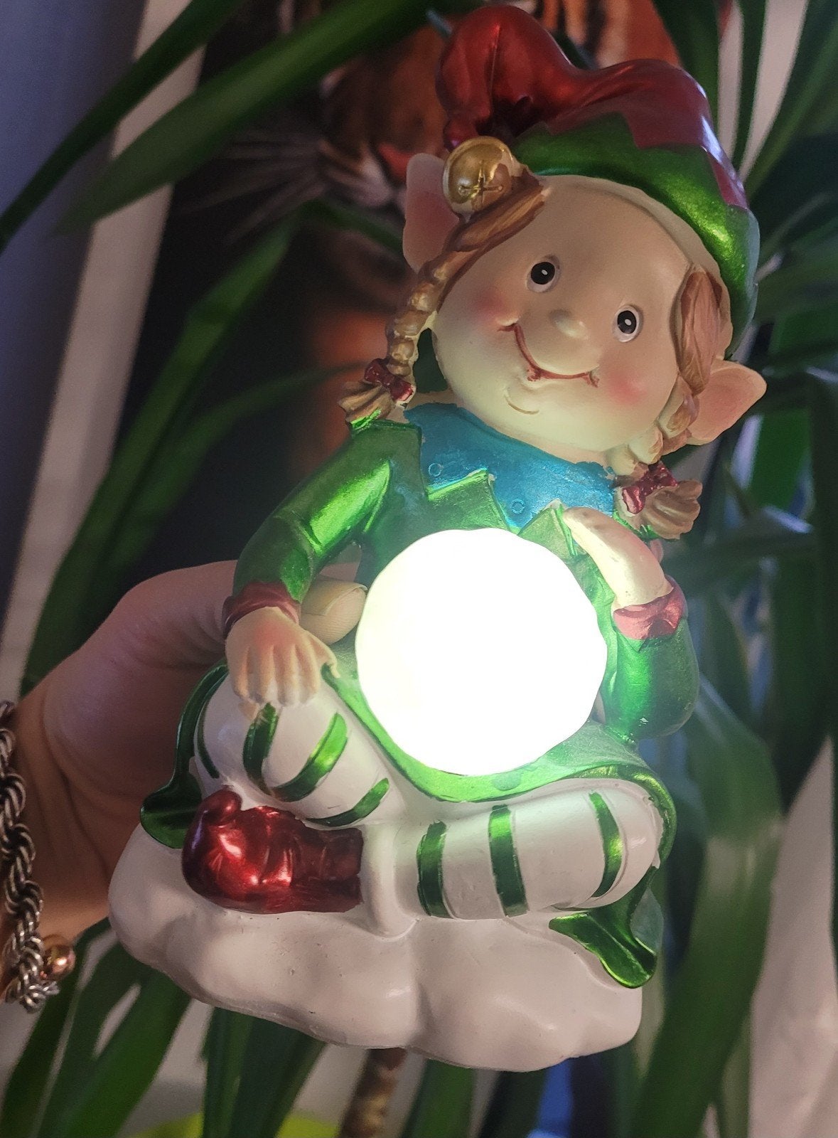 mooie beeld met lamp, Ophalen of Verzenden, Zo goed als nieuw