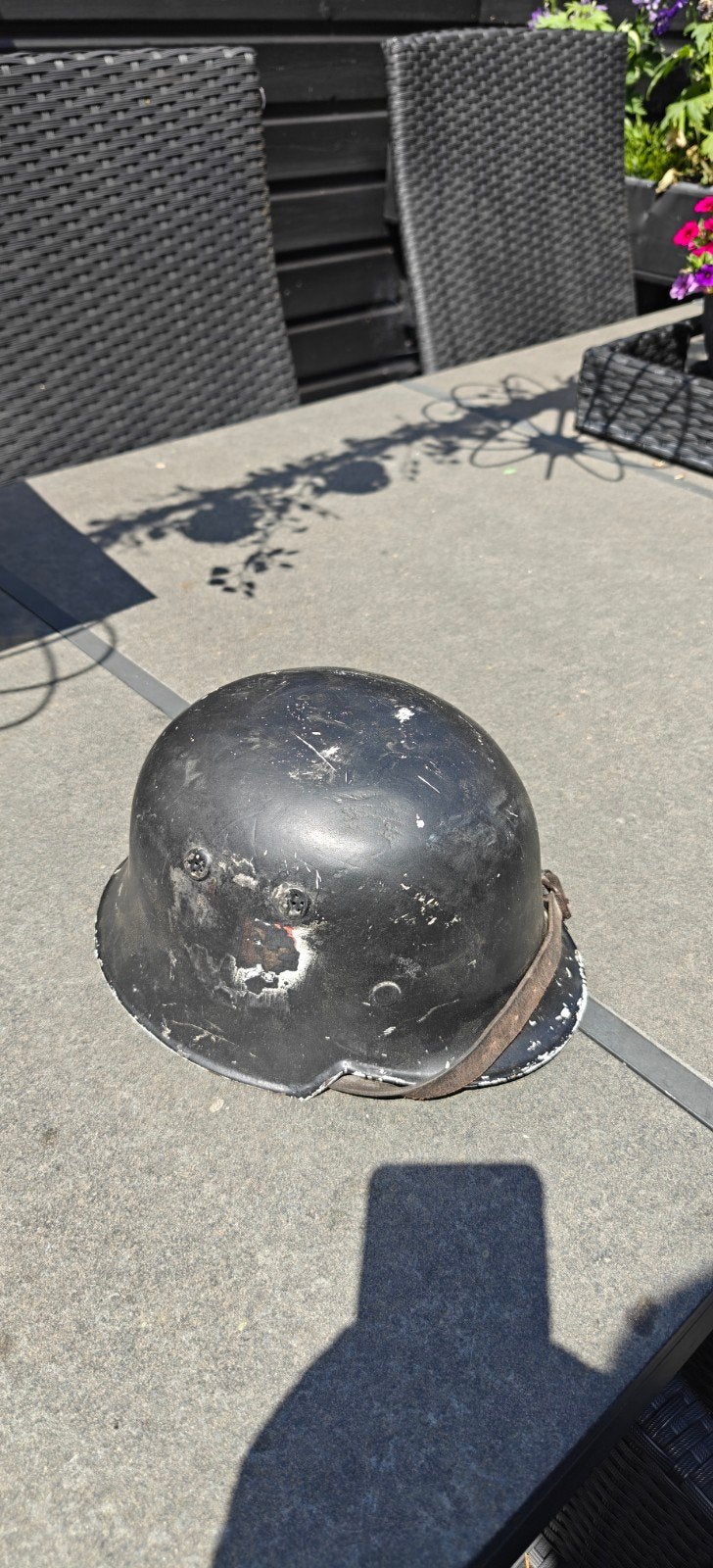 Duitse helm.., Ophalen of Verzenden, Duitsland, Helm of Baret