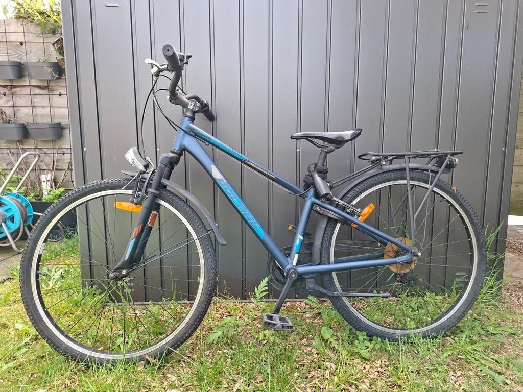 Nette fiets met versnellingen en bagagedrager, Fietsen en Brommers, Minder dan 10 versnellingen, Gebruikt, 26 inch, Velgrem