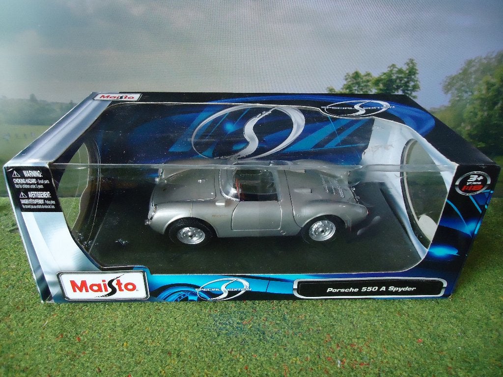 1/18 Porsche 550 A Spyder - Maisto nieuw in de verpakking, Hobby en Vrije tijd, Modelauto's | 1:18, Ophalen of Verzenden, Nieuw