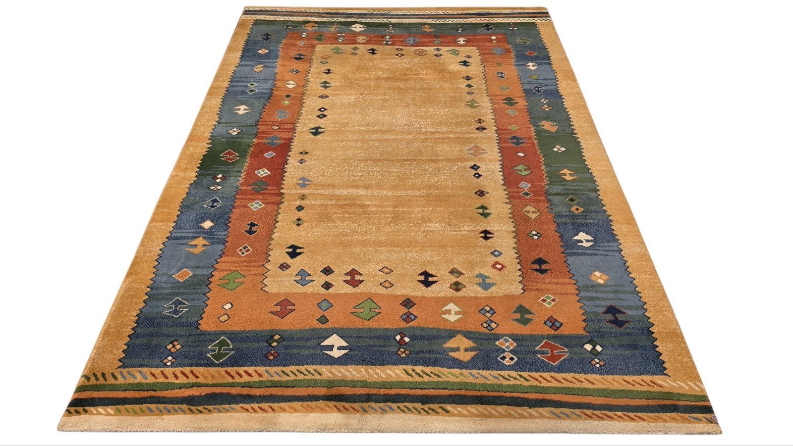 Vintage oosters Modern Gabbeh tapijt El Paso 200x290cm
