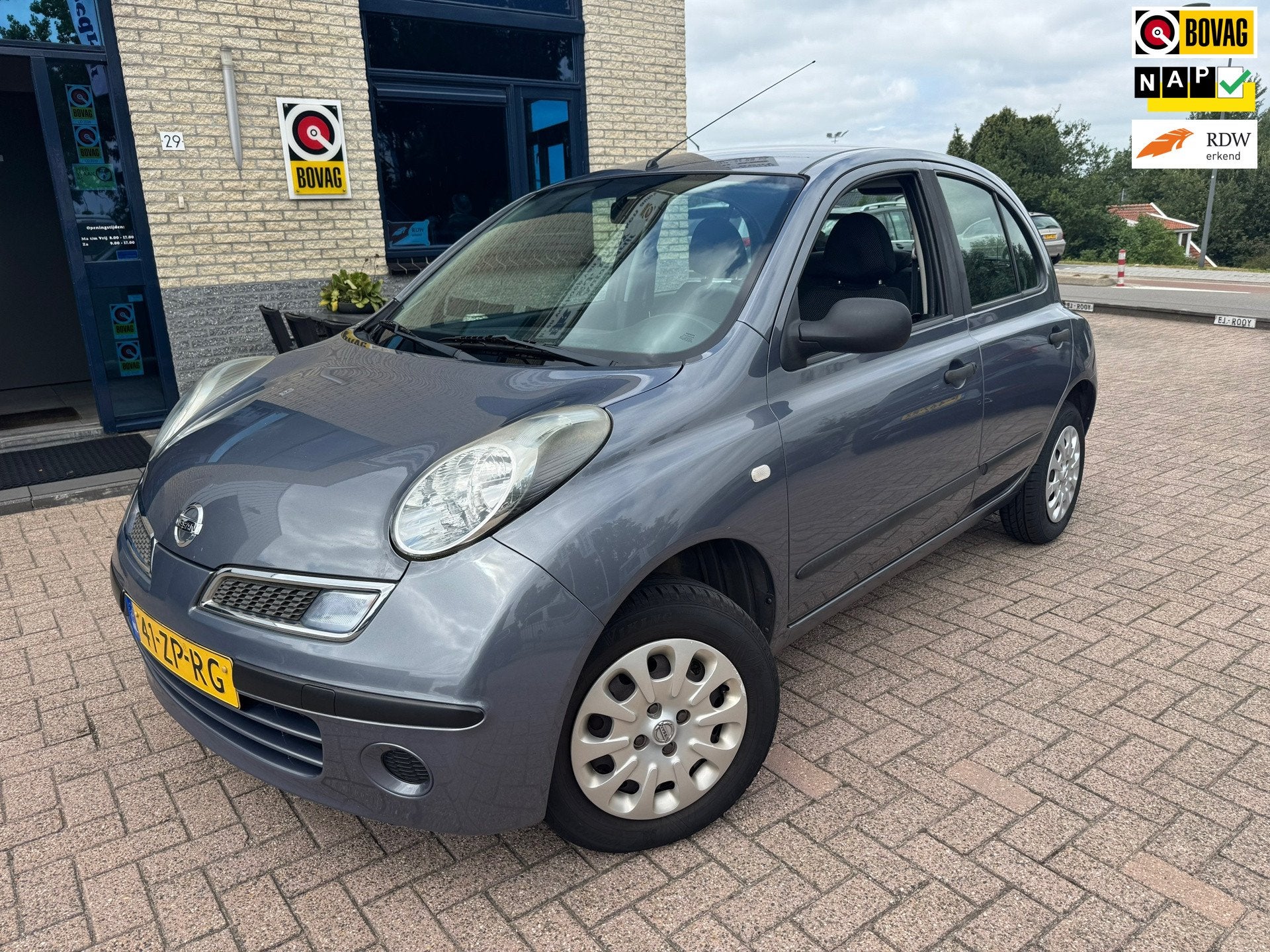 Nissan Micra 1.2 Mix- NAP- NL auto- zuinig rijden, Gebruikt, 31 €/maand, 4 cilinders, Blauw