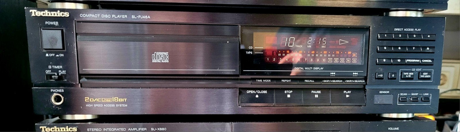 technics cd speler SL-PJ46A, Audio, Tv en Foto, Cd-spelers, Ophalen of Verzenden, Gebruikt, Technics