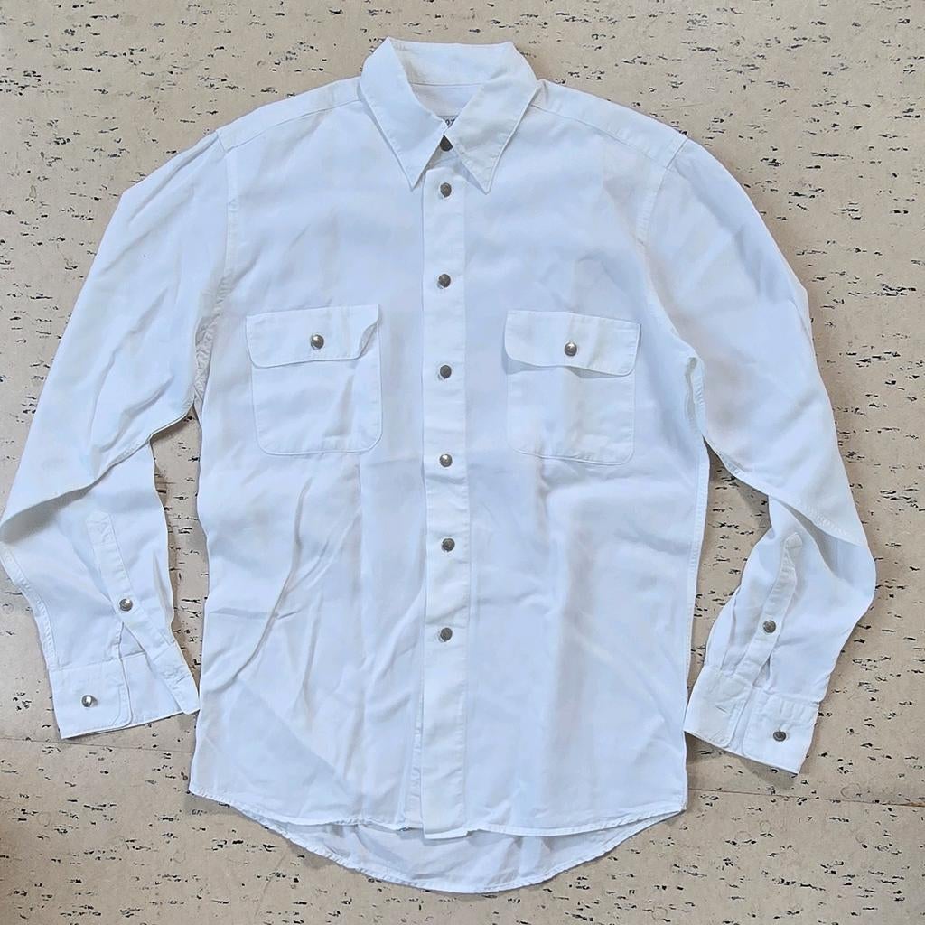 Wit overhemd/overshirt maat 38 - Jacques Britt Votum, Kleding | Heren, Halswijdte 38 (S) of kleiner, Wit, Ophalen of Verzenden