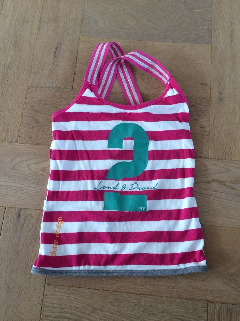 ZGAN kleurige top van Ninni Vi maat 122/128, Kinderen en Baby's, Meisje, Ninni Vi, Ophalen of Verzenden, Zo goed als nieuw
