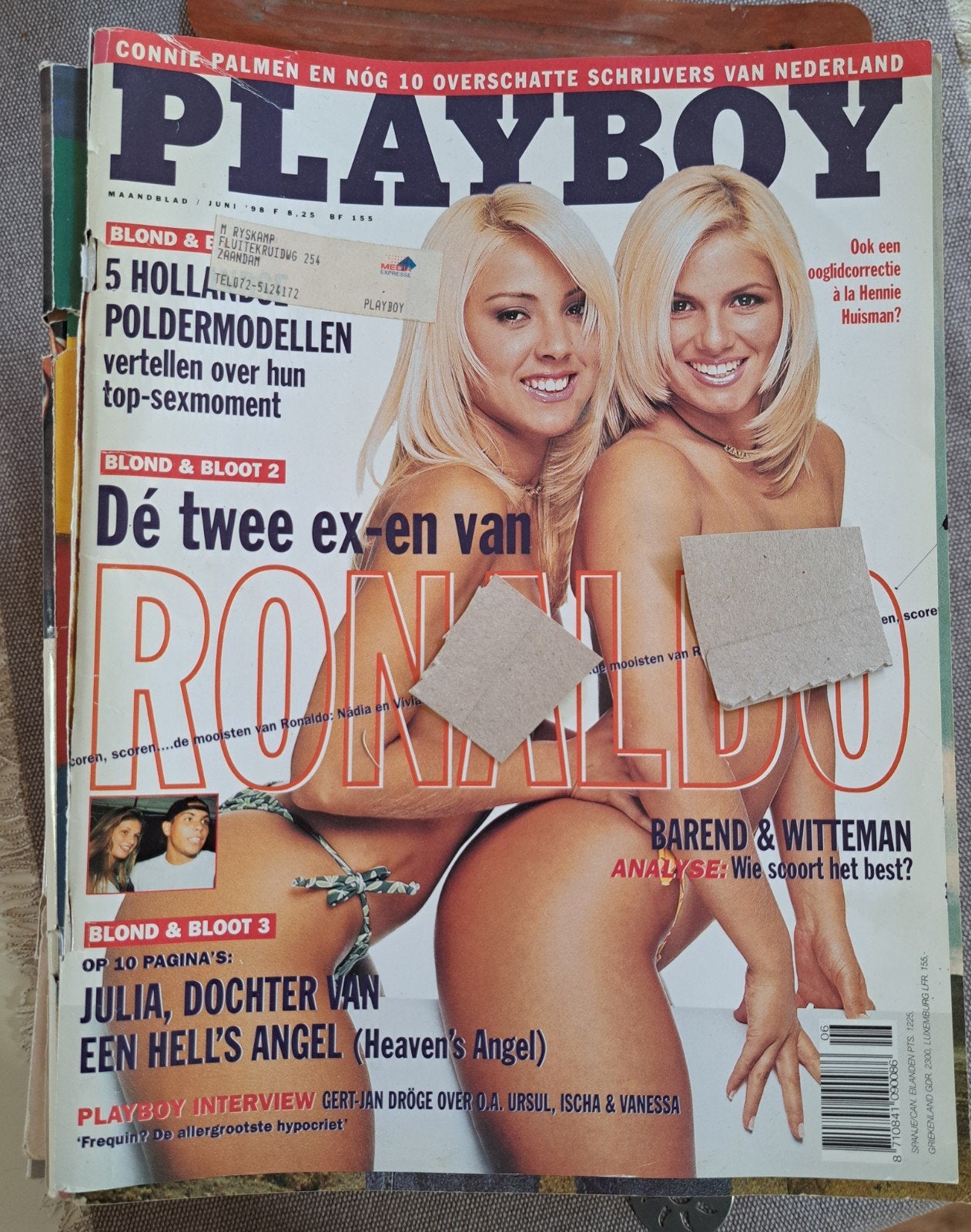 Vintage Playboy Juni 1998 inclusief Centerfold, Ophalen of Verzenden, Gelezen, Lichaam en Geest