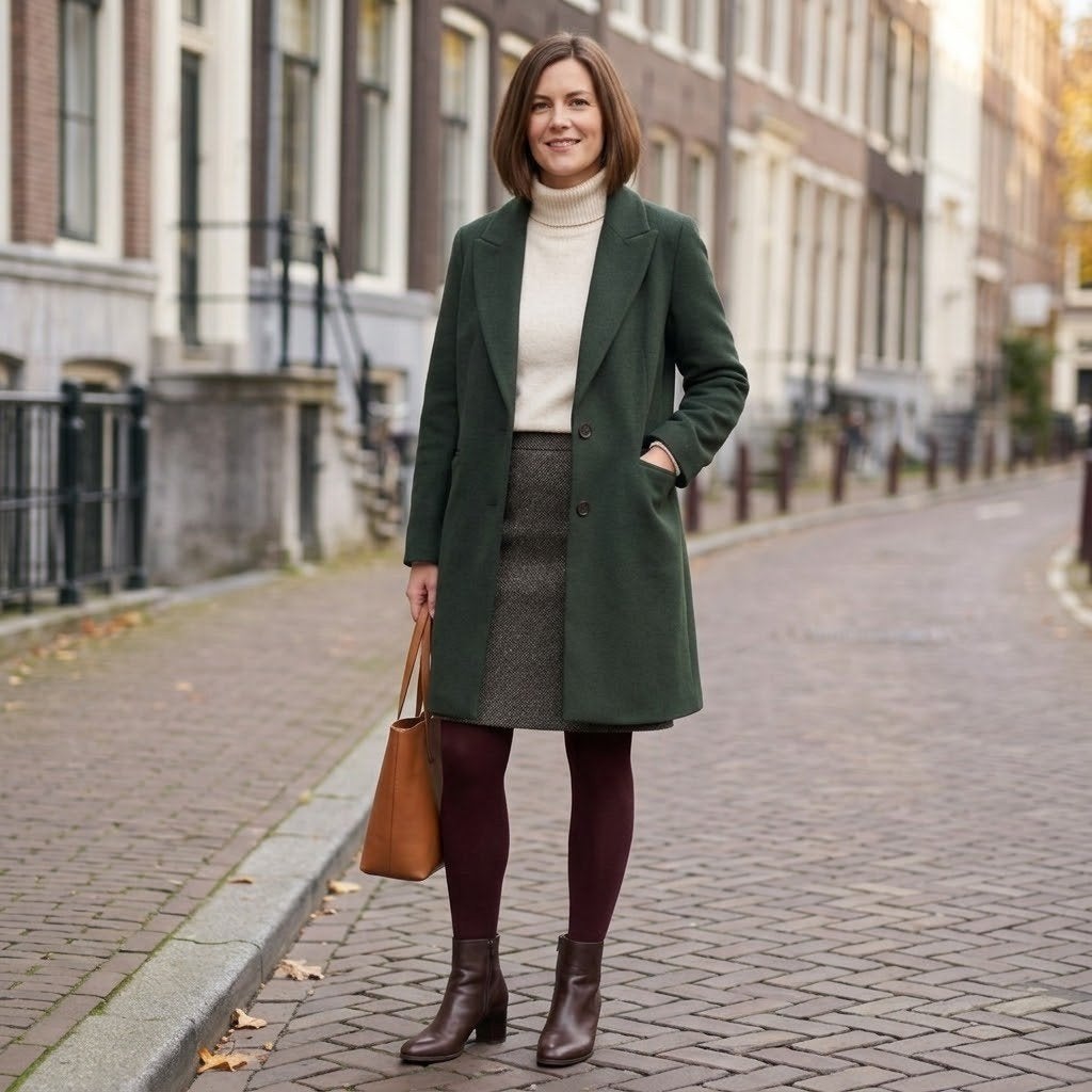 winterjas groen mt 42, Kleding | Dames, Ophalen of Verzenden, Zo goed als nieuw, Maat 42/44 (L), Groen
