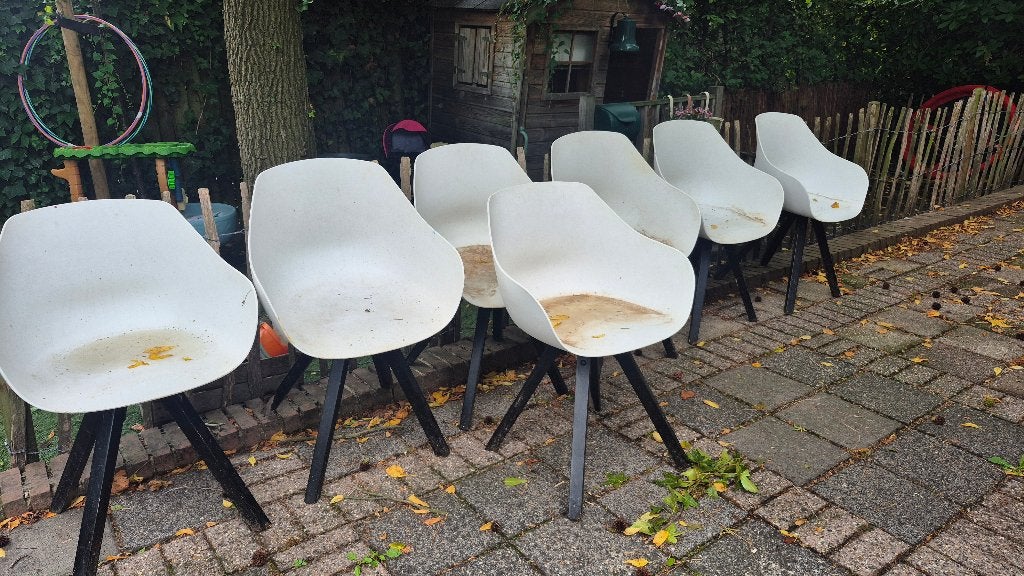 Tuinstoelen gratis, Tuin en Terras, Ophalen, Gebruikt, Kunststof