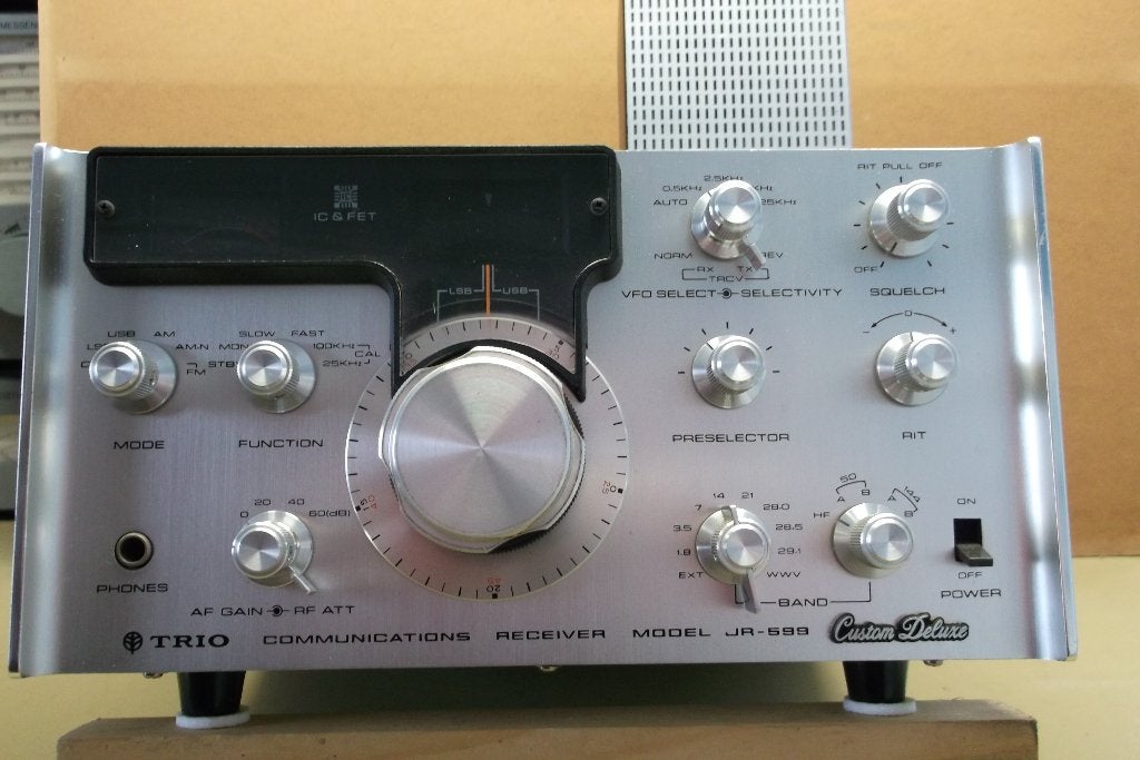 TRIO JR-599 Custom Deluxe Receiver, Telecommunicatie, Zenders en Ontvangers, Ophalen of Verzenden, Gebruikt, Zender en Ontvanger