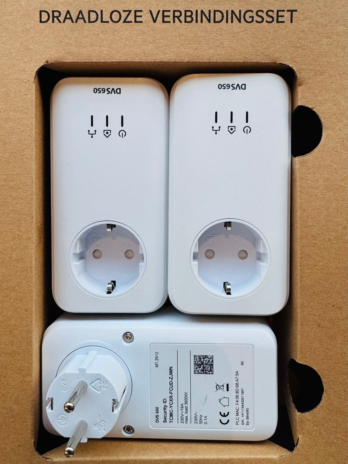 Devolo DVS650 Powerline Adapters, Ophalen, Nieuw