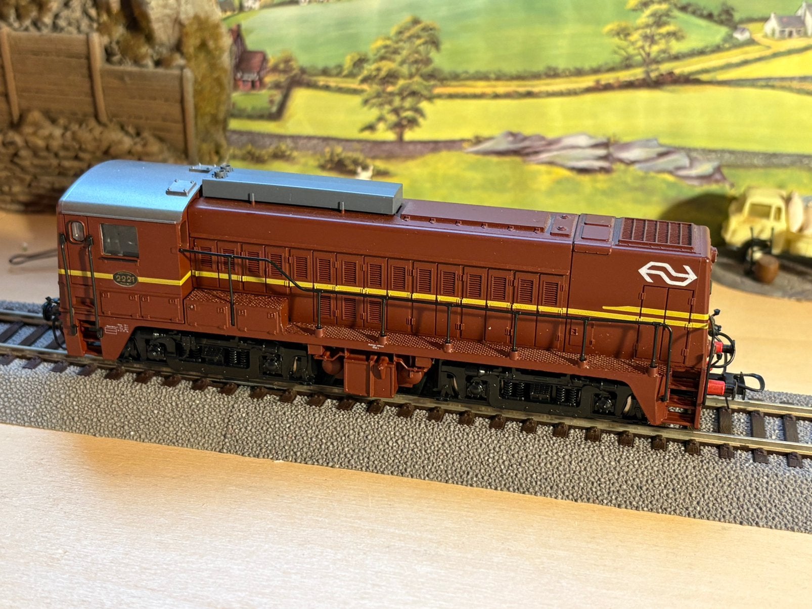 Roco NS 2221 diesel loc, Verzenden, Roco, Gelijkstroom, Locomotief