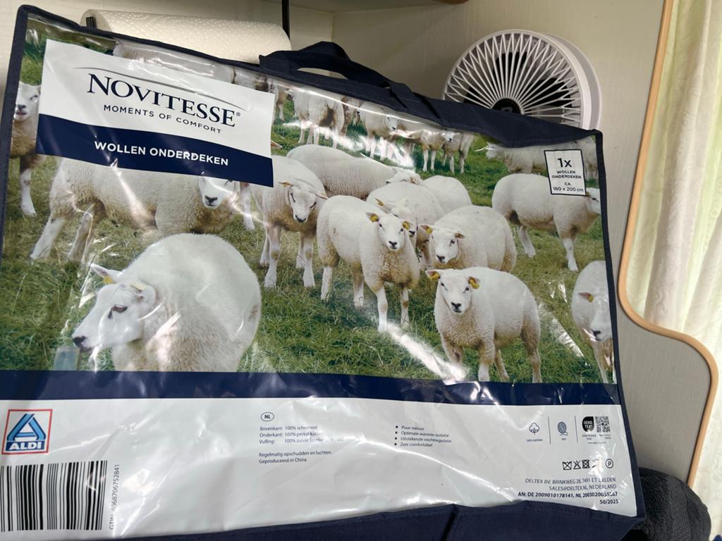 Novitesse Wollen Onderdeken - 100% Texelse Scheerwol