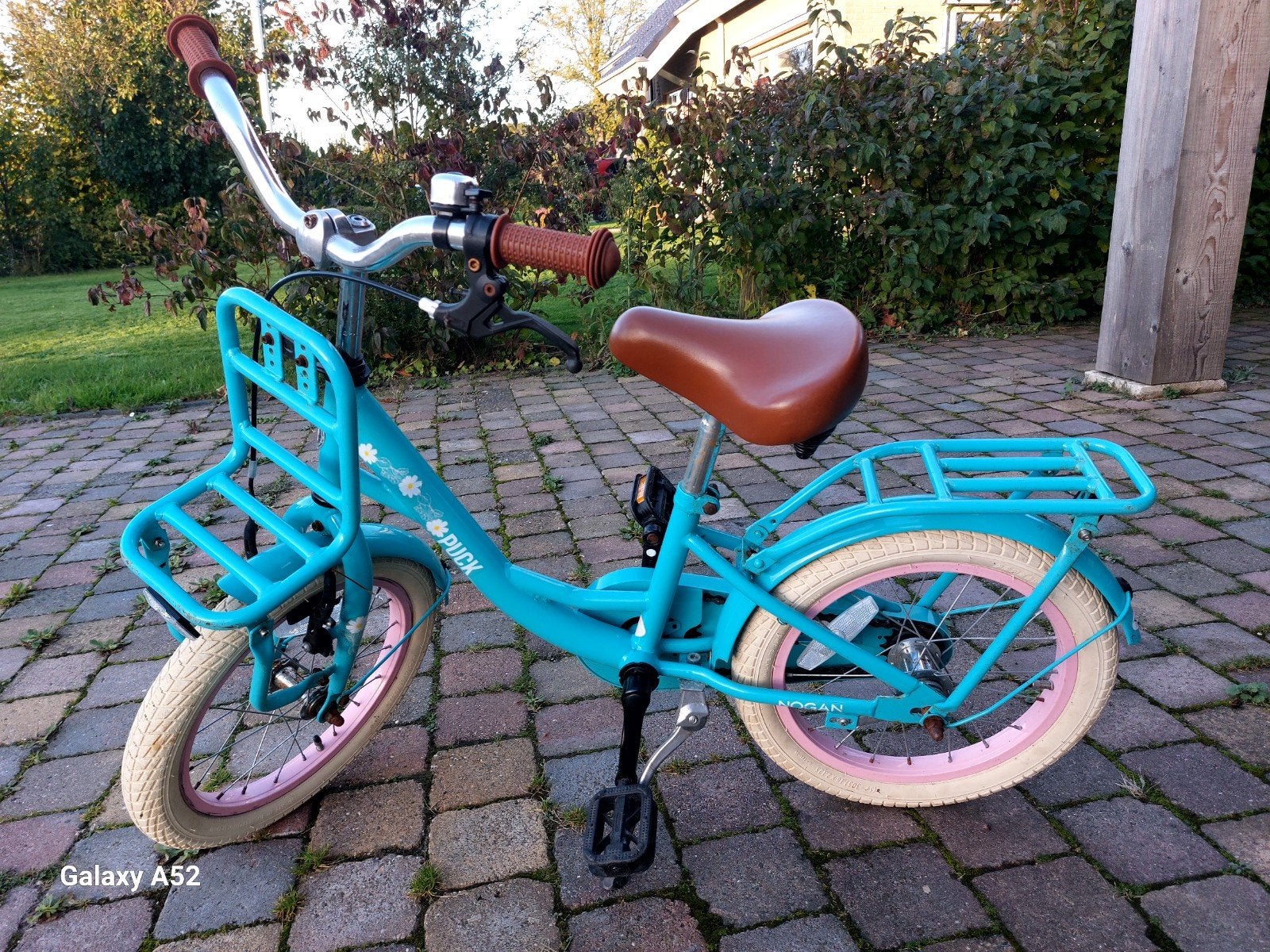 Meisjesfiets 16 inch Puck, Ophalen, Gebruikt, 16 tot 20 inch