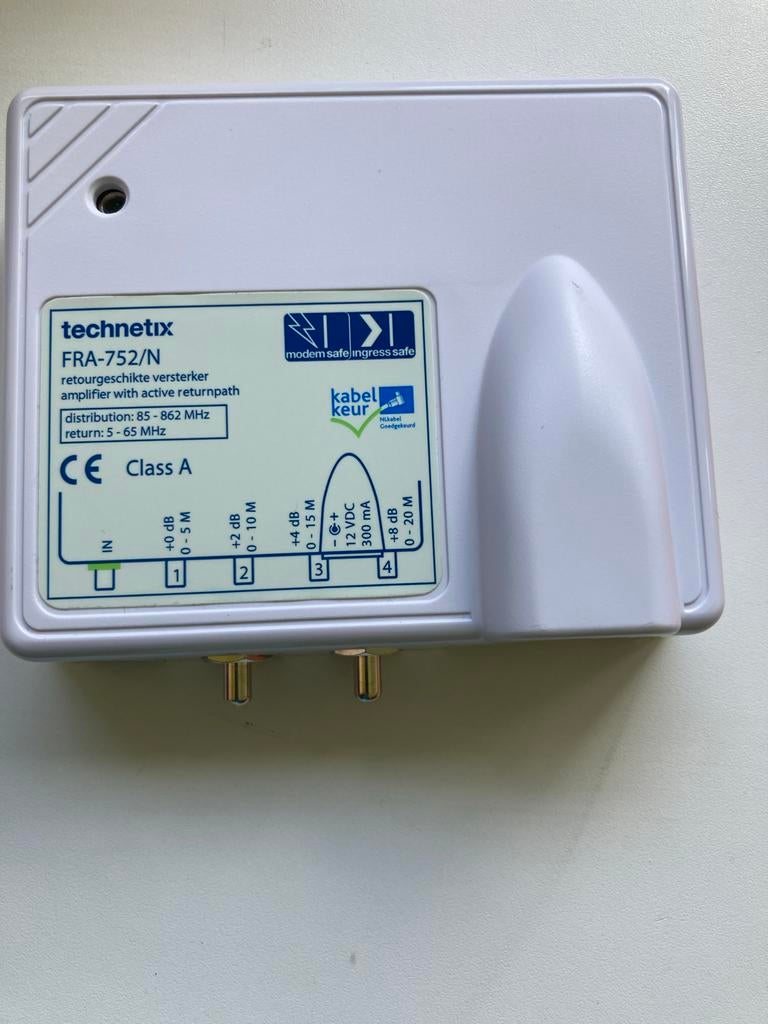 Technetix FRA-752/N retourgeschikte versterker, Ophalen of Verzenden, Zo goed als nieuw, 120 watt of meer, Overige merken