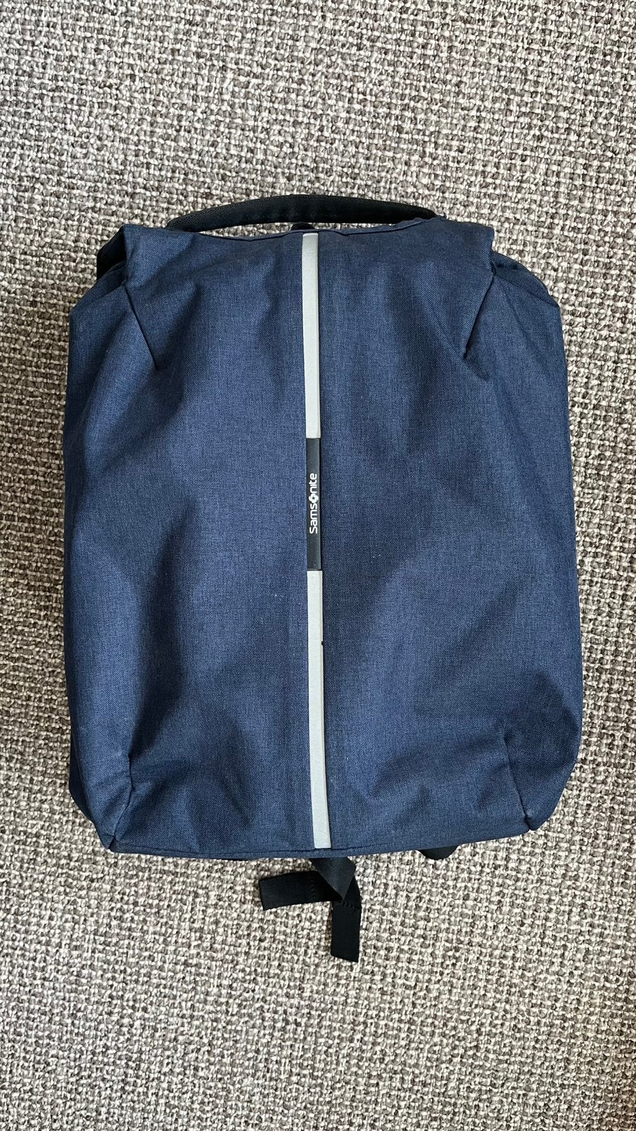 Samsonite 15.6 Securipack Rugzak, Ophalen of Verzenden, Zo goed als nieuw, Blauw, 30 cm of meer