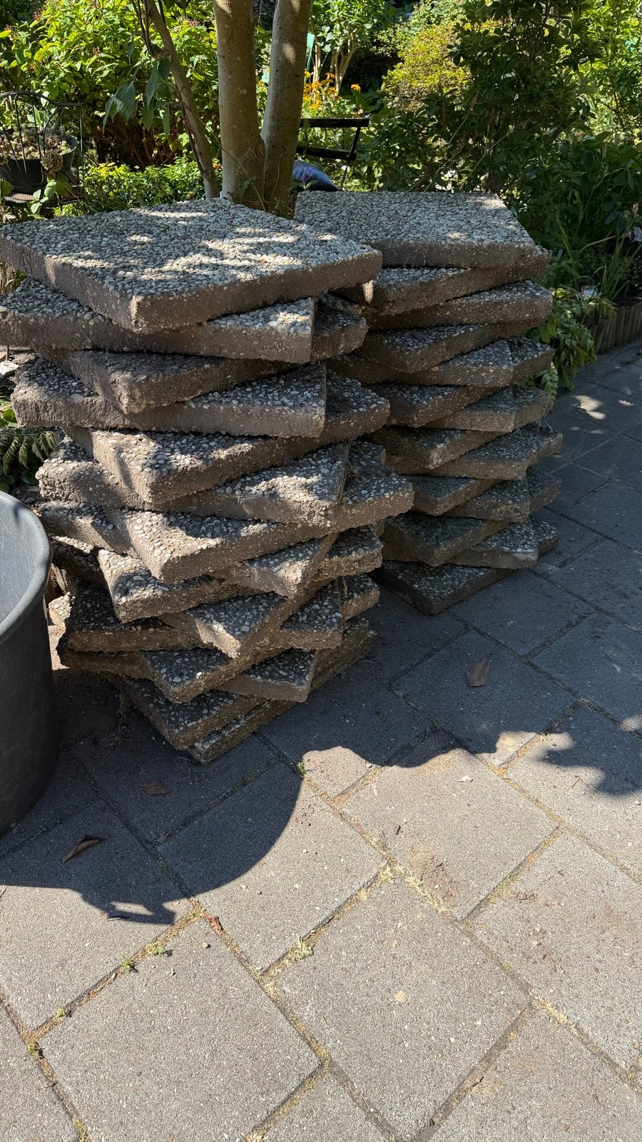 Gratis grindtegels voor tuin of pad, Tuin en Terras, Grind, Keien en Split, Overige materialen, Gebruikt, Ophalen of Verzenden
