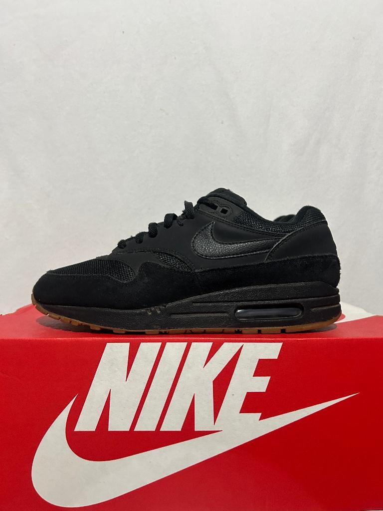 ALS NIEUW! Maat 41 - Nike Air Max 1 Black Gum, Verzenden, Zwart, Nike, Nike