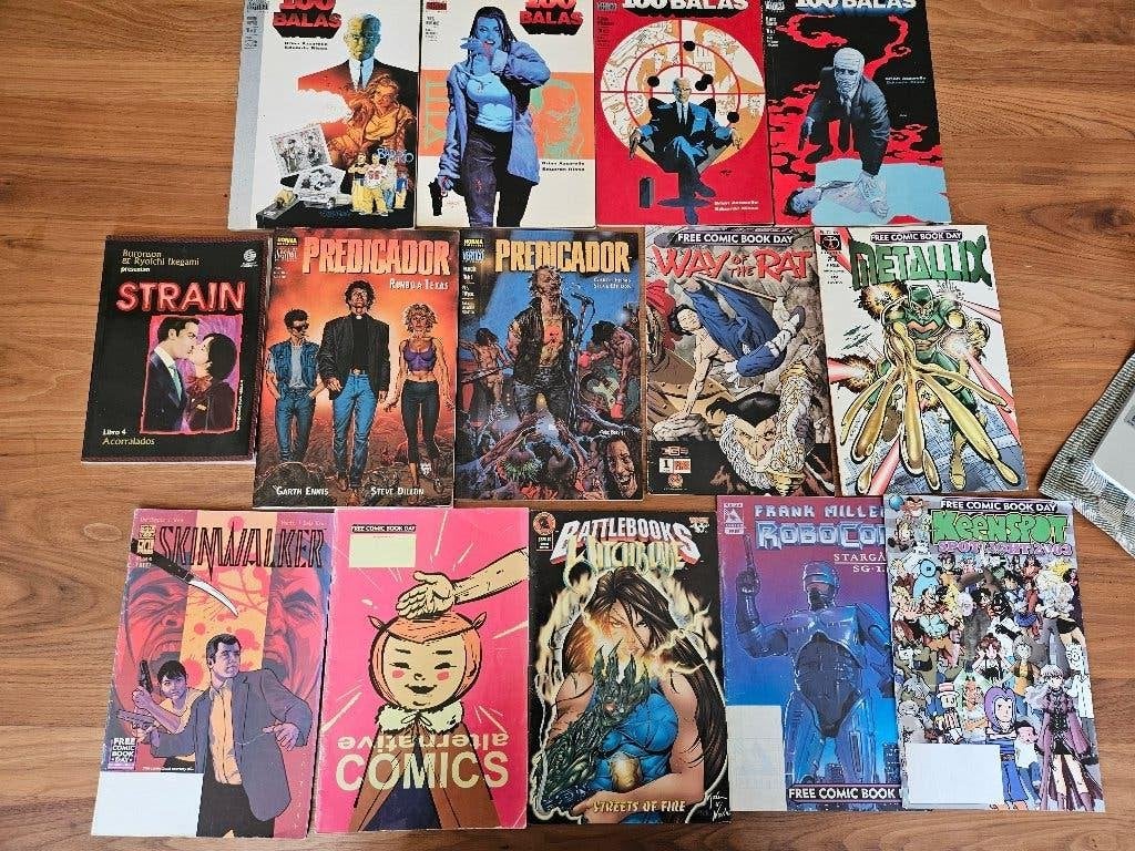 Comics :100 balas, Predicator, Strain, Skinwalker etc., Gelezen, Europa, Diverse auteurs, Ophalen of Verzenden