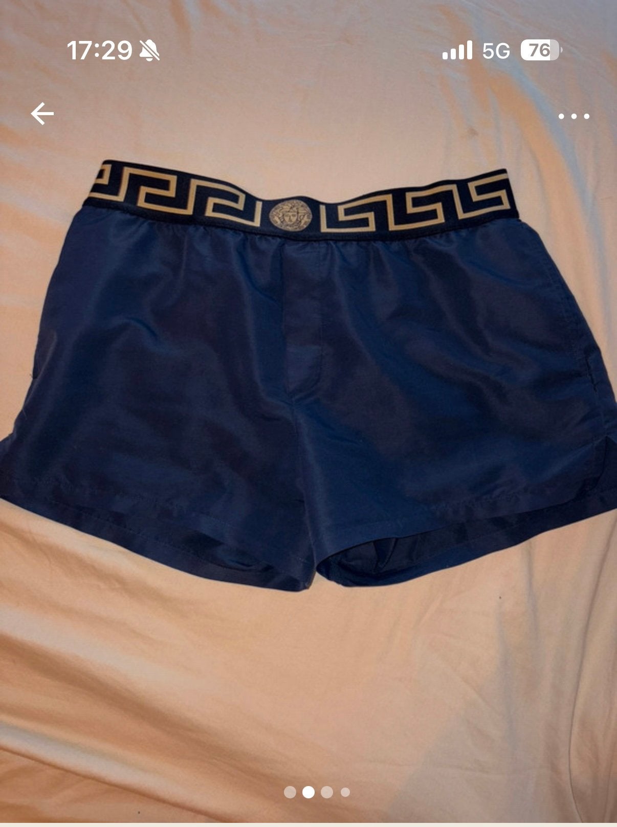 Versace zwembroek, Ophalen of Verzenden, Overige maten, Blauw, Zwemshort