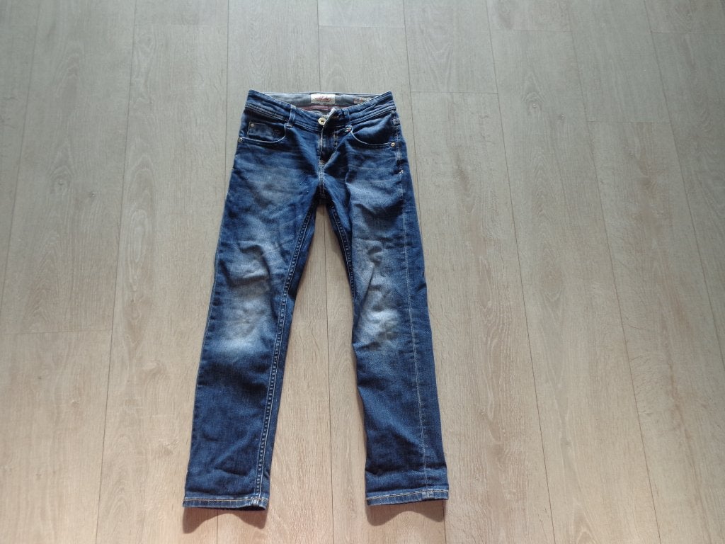 jongensspijkerbroek van Vingino, maat 8/128, Kinderen en Baby's, Kinderkleding | Maat 128, Ophalen of Verzenden, Zo goed als nieuw
