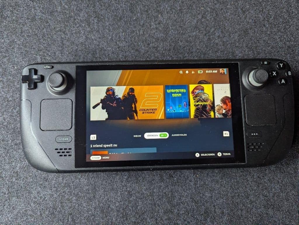 Steam Deck LCD 1TB (512GB SSD + 512GB SD) Compleet Pakket, Spelcomputers en Games, Ophalen of Verzenden, Valve, Zo goed als nieuw
