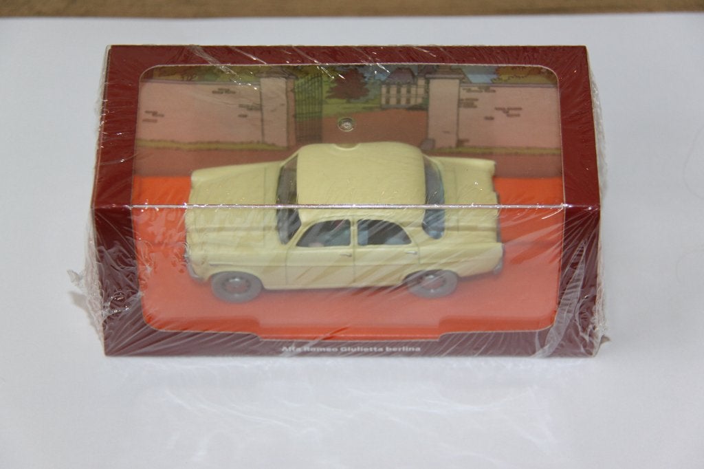 Kuifje modelauto 1:43 Alfa Romeo NIEUW IN FOLIE VERZEND OOK, Hobby en Vrije tijd, Modelauto's | 1:43, Ophalen, Nieuw, Auto, Overige merken