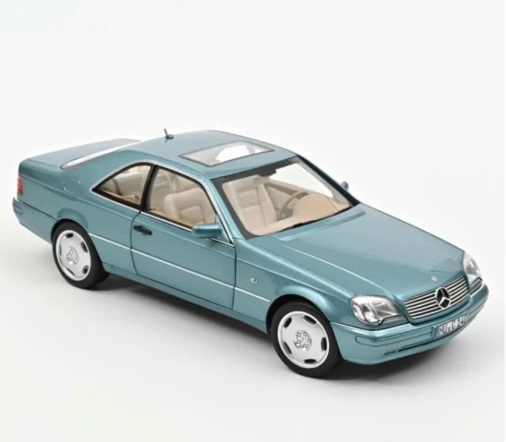 MERCEDES BENZ CL600 CUP 1997 BLAUW MET. 1/18 NOREV 183448, Verzenden, Nieuw, Auto, Norev
