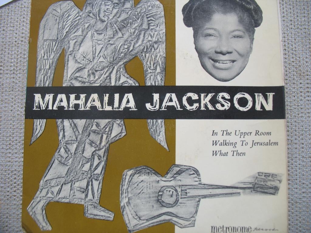 Mahalia Jackson - In the Upper room (maxi + 2), Cd's en Dvd's, Vinyl Singles, Gebruikt, Ophalen of Verzenden, Religie en Gospel