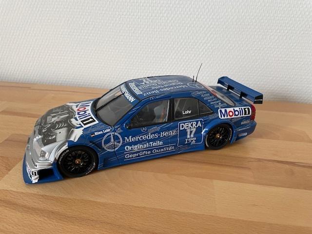 DTM Mercedes-Benz Ellen Lohr schaal 1:18, Hobby en Vrije tijd, Modelauto's | 1:18, Ophalen of Verzenden, Zo goed als nieuw, Auto