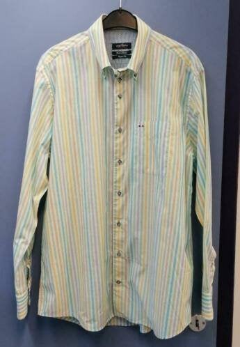 Portofino overhemd in pastel kleuren gestreept mt XL 37584, Overige kleuren, ., Portofino, Zo goed als nieuw