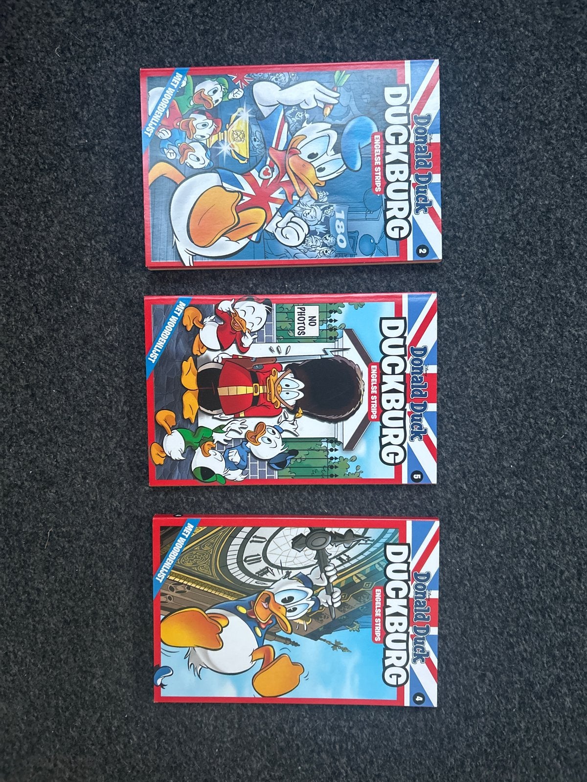 Donald Duck Duckburg Engelse Strips - Nummers 2, 4, 5, Boeken, Meerdere stripboeken, Ophalen of Verzenden, Gelezen